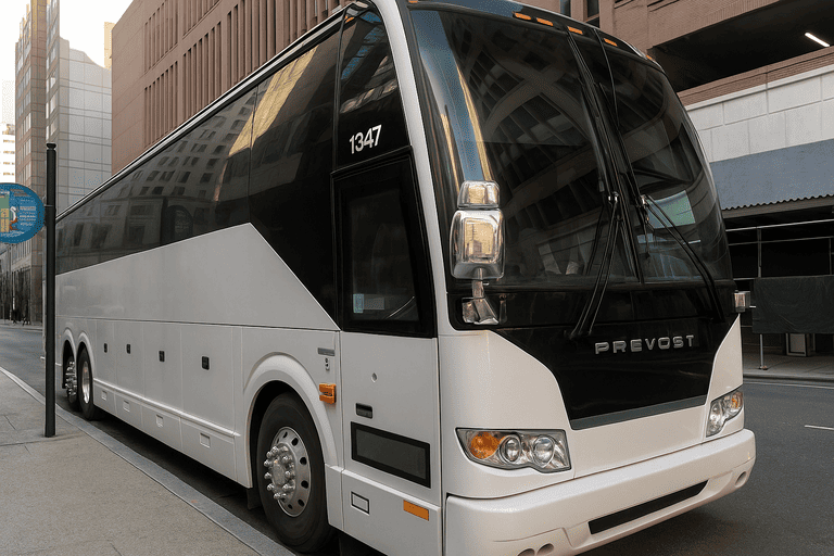 a Manhattan Coach Bus Service coach bus