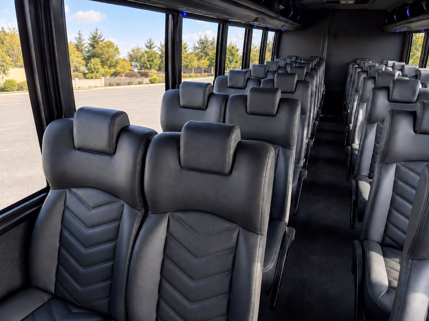 manhattan 15 passenger minibus interior