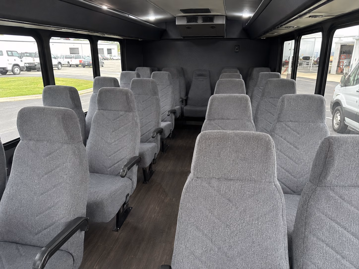 manhattan 18 passenger minibus inside