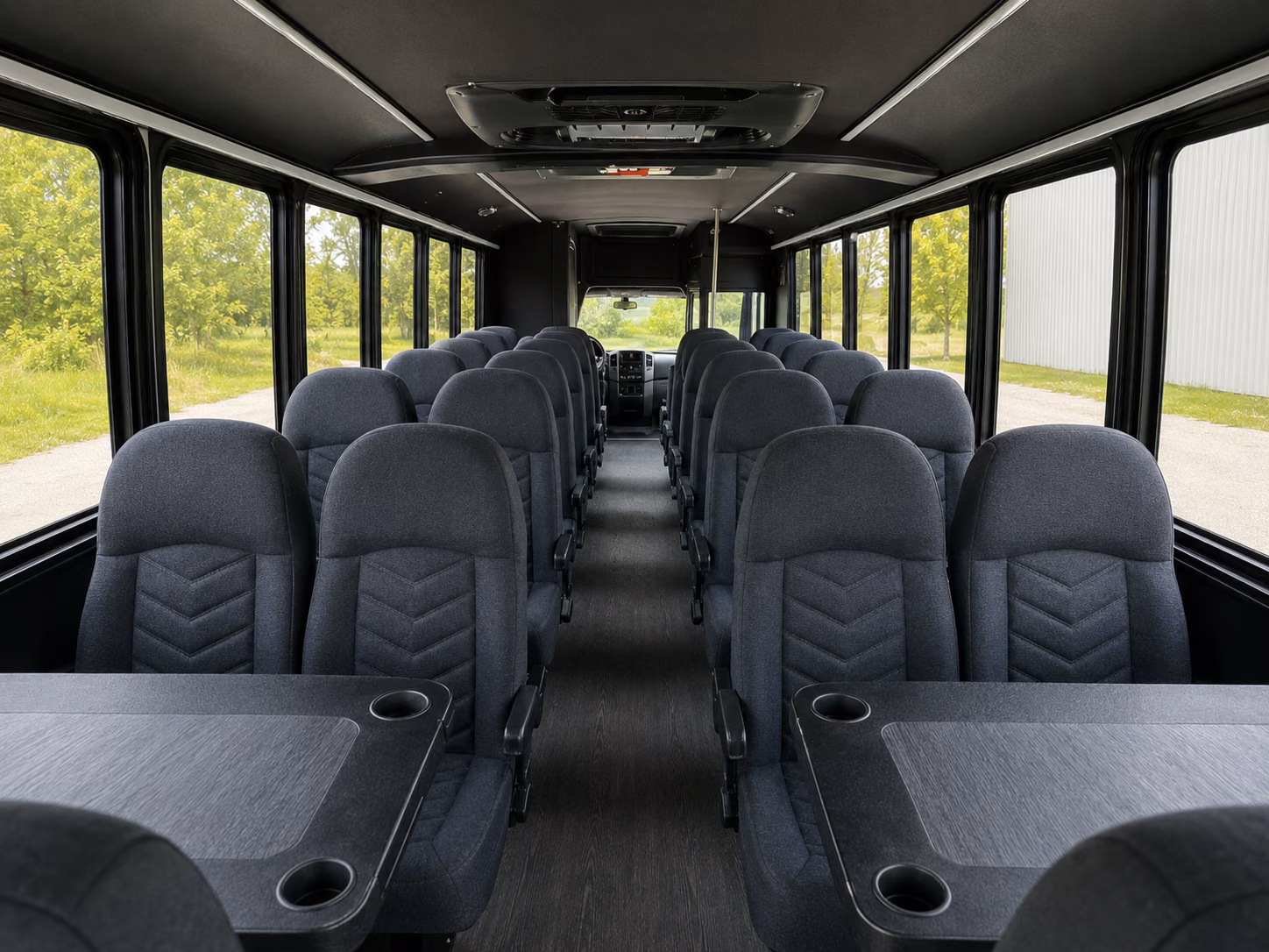 manhattan 20 passenger minibus inside
