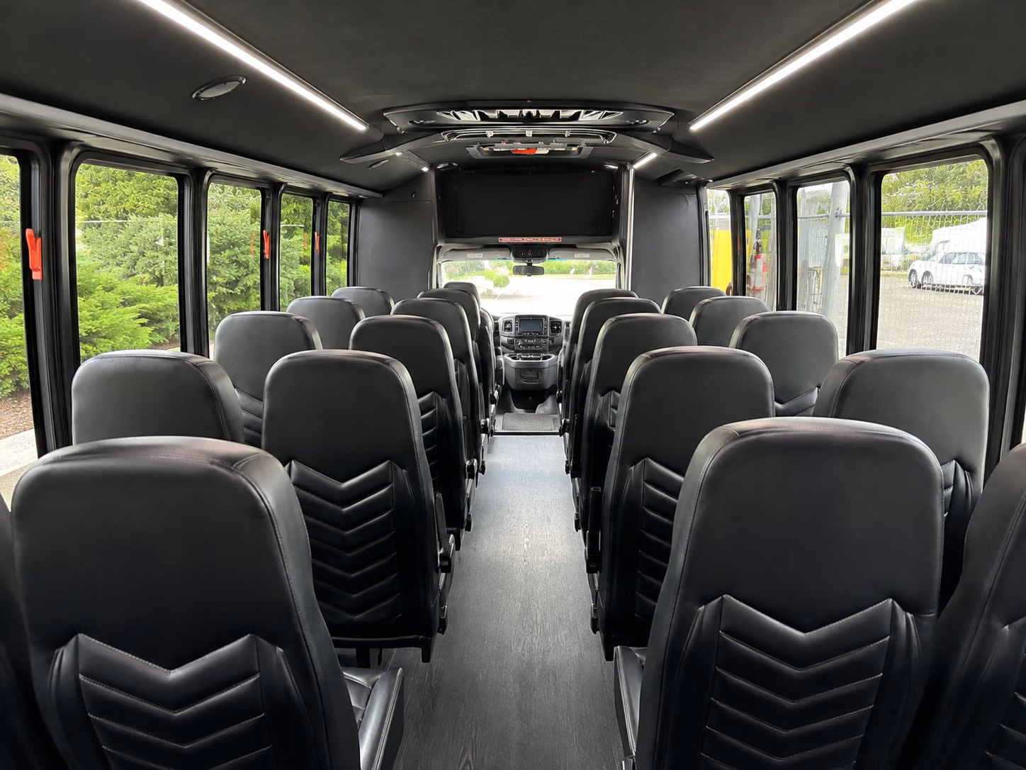 manhattan 20 passenger minibus interior