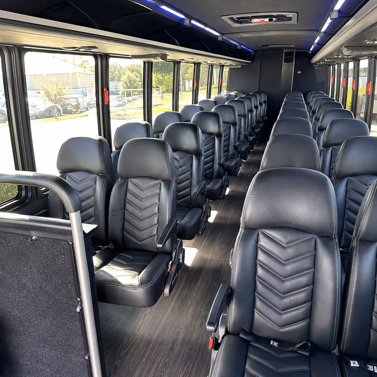 manhattan 30 passenger minibus inside