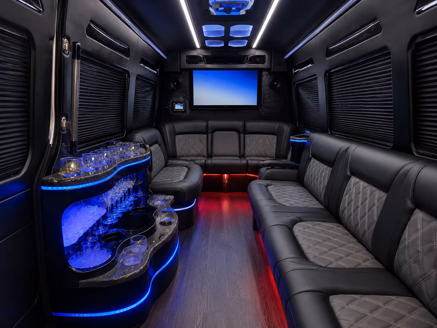 manhattan sprinter limousine inside